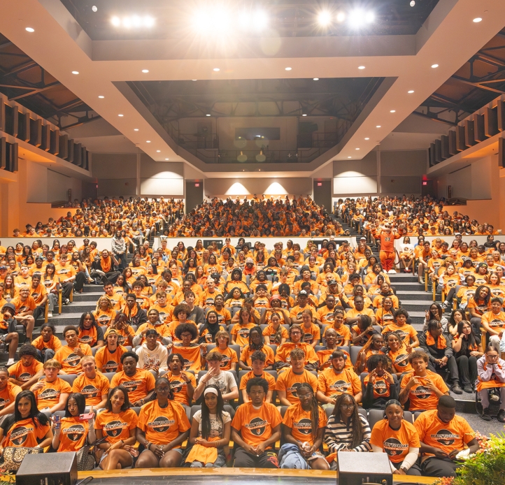 Students at Academic Convocation