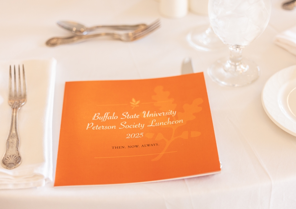 The 2025 Peterson Society Luncheon program.